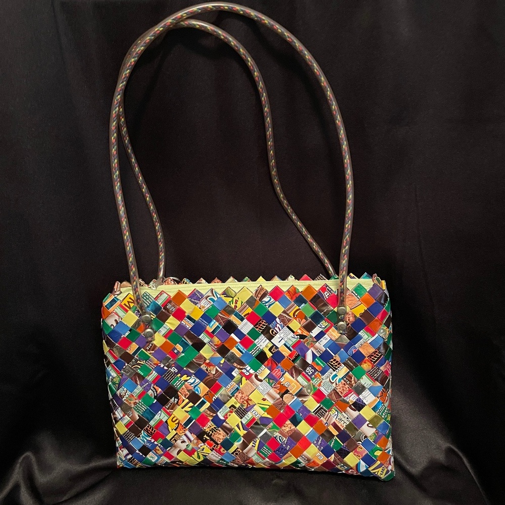 Novelty Fun Gum/Food Wrapper Shoulder Tote Bag